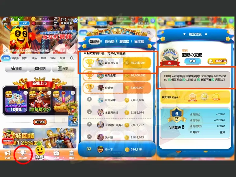 Line娛樂城換現金